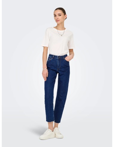 VAQUEROS JDYLULLU HWSTRAIGHT ANK JEANS DB NOOS Dark Blue Denim