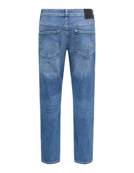 VAQUEROS ONSWEFT REG. MB 6755 MAT DNM NOOS Medium Blue Denim