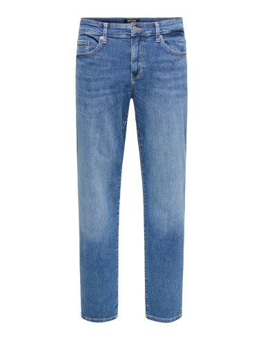 VAQUEROS ONSWEFT REG. MB 6755 MAT DNM NOOS Medium Blue Denim