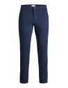 PANTALON CHINO JPSTMARCO BOWIE NOOS Navy Blazer