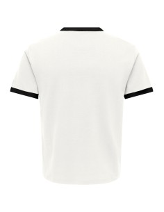 CAMISETA ONSWILLO REG SS TEE NOOS Cloud Dancer BLACK 2