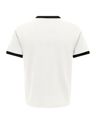 CAMISETA ONSWILLO REG SS TEE NOOS Cloud Dancer BLACK