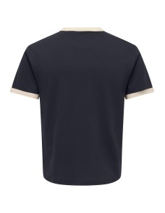 CAMISETA ONSWILLO REG SS TEE NOOS Dark Navy ANTIQUE WHITE 2