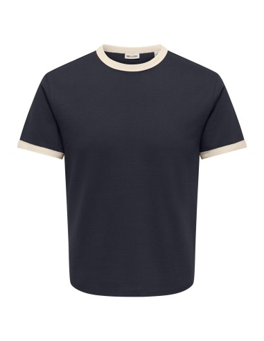 CAMISETA ONSWILLO REG SS TEE NOOS Dark Navy ANTIQUE WHITE