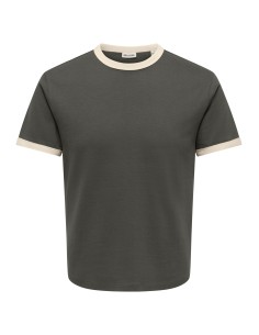 CAMISETA ONSWILLO REG SS TEE NOOS Beluga ANTIQUE WHITE
