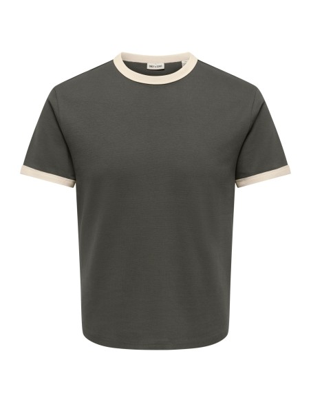 CAMISETA ONSWILLO REG SS TEE NOOS Beluga ANTIQUE WHITE