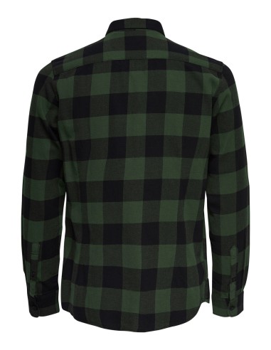 CAMISA ONSGUDMUND LS CHECKED SHIRT NOOS Forest Night
