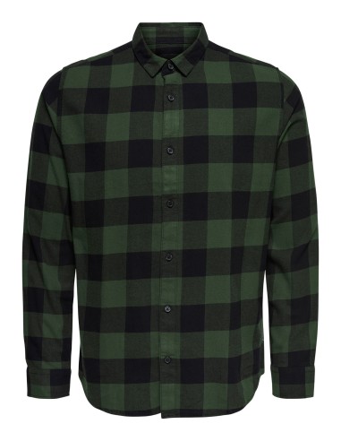 CAMISA ONSGUDMUND LS CHECKED SHIRT NOOS Forest Night