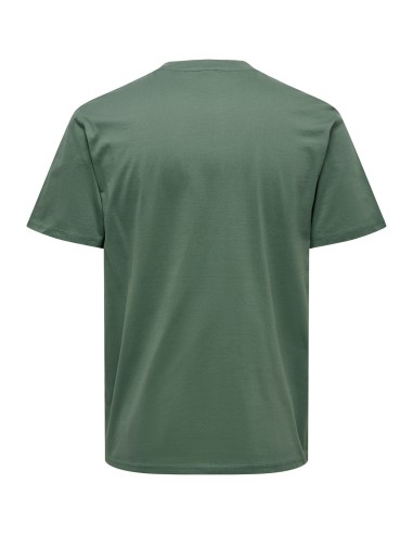 CAMISETA ONSMAX LIFE SS STITCH TEE NOOS Dark Forest