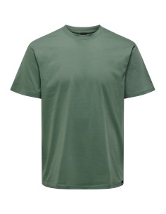 CAMISETA ONSMAX LIFE SS STITCH TEE NOOS Dark Forest