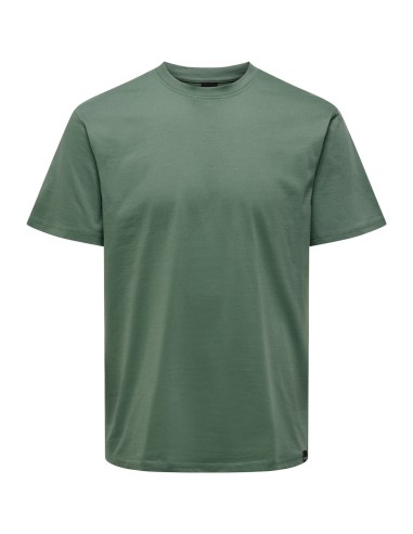 CAMISETA ONSMAX LIFE SS STITCH TEE NOOS Dark Forest