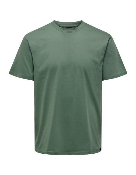CAMISETA ONSMAX LIFE SS STITCH TEE NOOS Dark Forest