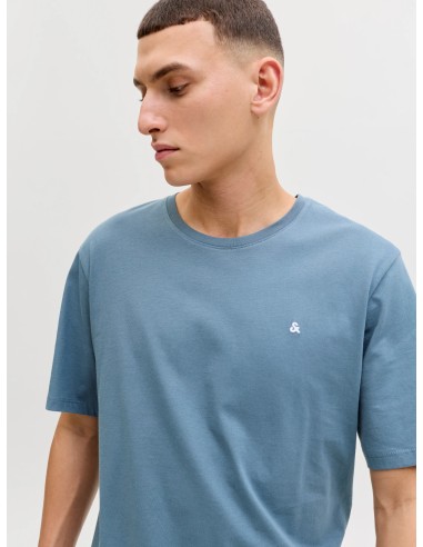 CAMISETA JJEPAULOS TEE SS CREW NECK NOOS Blue Mirage