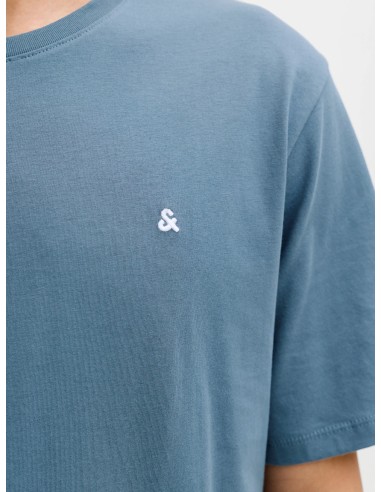 CAMISETA JJEPAULOS TEE SS CREW NECK NOOS Blue Mirage