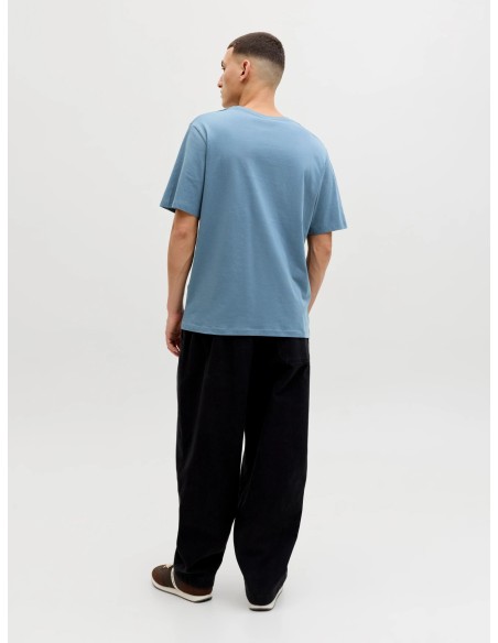 CAMISETA JJEPAULOS TEE SS CREW NECK NOOS Blue Mirage