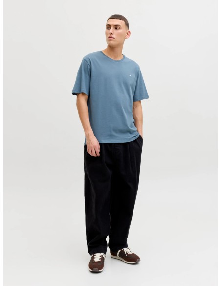CAMISETA JJEPAULOS TEE SS CREW NECK NOOS Blue Mirage