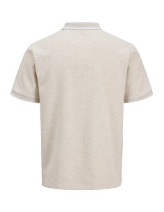 POLO JJEAUSTIN POLO SS NOOS Antique White Play & Melange 2