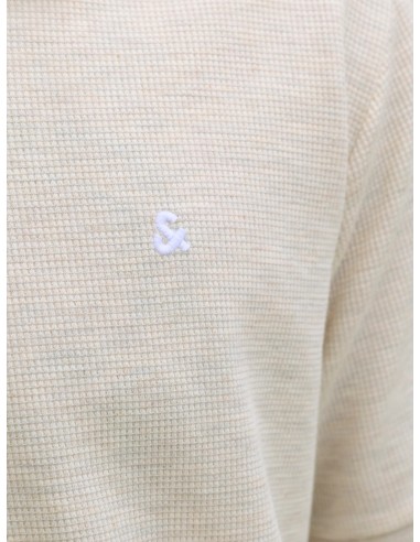POLO JJEAUSTIN POLO SS NOOS Antique White Play & Melange