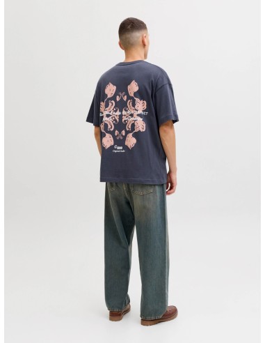 CAMISETA JORMONTAUK BACK GRAPHIC TEE SSCN EA26 SN Odyssey Gray W. BANDANA