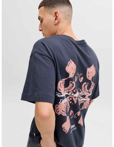 CAMISETA JORMONTAUK BACK GRAPHIC TEE SSCN EA26 SN Odyssey Gray W. BANDANA