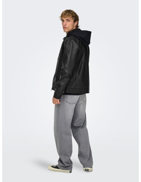 ONSMIKE PU RACER JACKET OTW NOOS Black