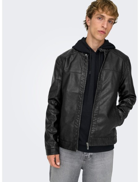ONSMIKE PU RACER JACKET OTW NOOS Black