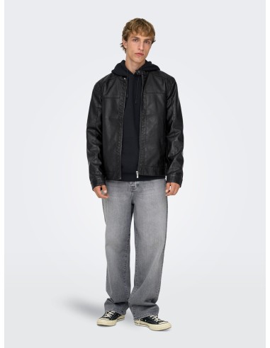 ONSMIKE PU RACER JACKET OTW NOOS Black