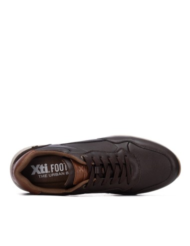 Zapatilla de hombre plano Xti 146708 Marrón