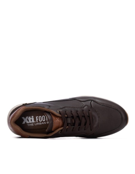 Zapatilla de hombre plano Xti 146708 Marrón