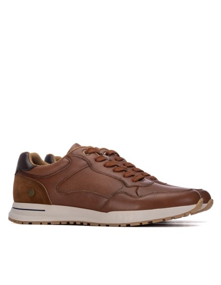 Zapatilla de hombre plano Xti 146708 Camel
