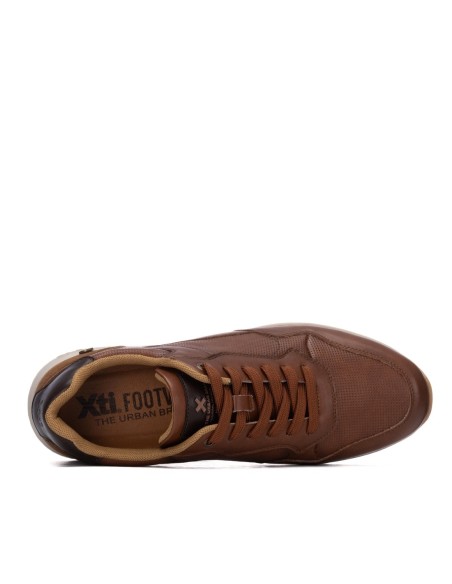 Zapatilla de hombre plano Xti 146708 Camel