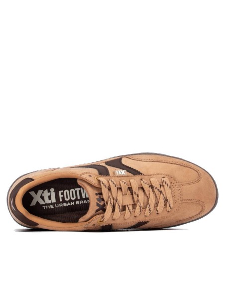 Zapatilla de mujer plano Xti 146125 Beige