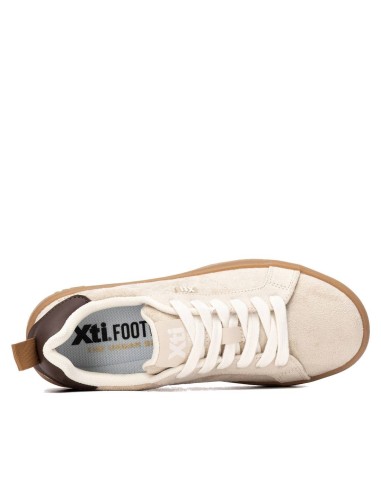 Zapatilla de mujer plano Xti 146270 Beige