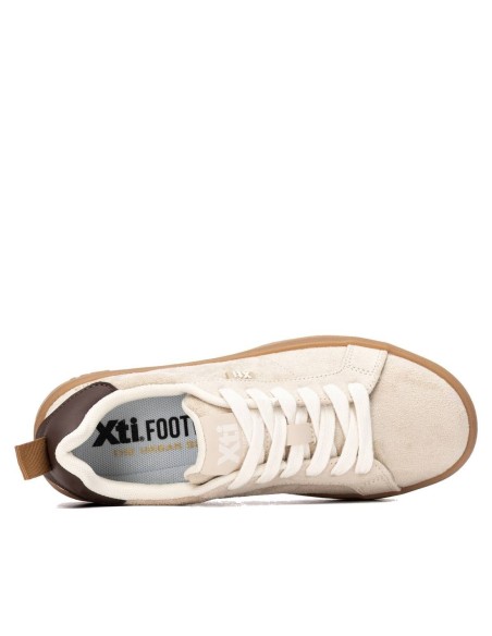 Zapatilla de mujer plano Xti 146270 Beige