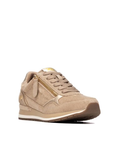 Zapatilla de mujer plano Xti 146368 Taupe