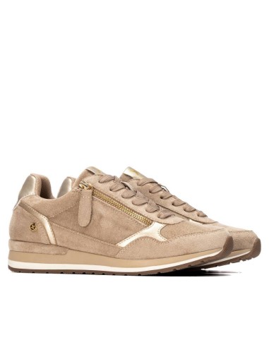 Zapatilla de mujer plano Xti 146368 Taupe
