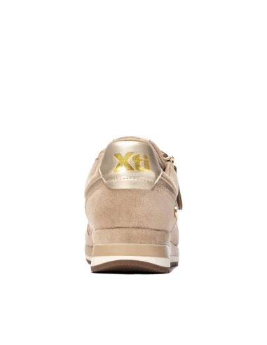 Zapatilla de mujer plano Xti 146368 Taupe