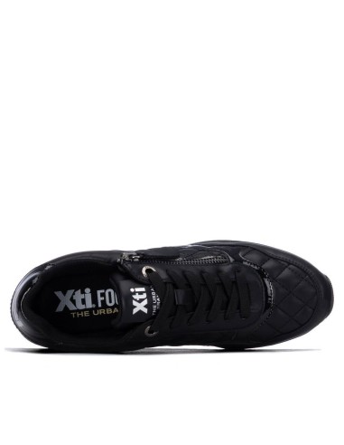 Zapatilla de mujer plano Xti 146371 Negro