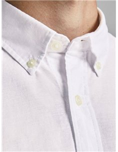 CAMISA DE MANGA LARGA JJEOXFORD White/Blanco 2