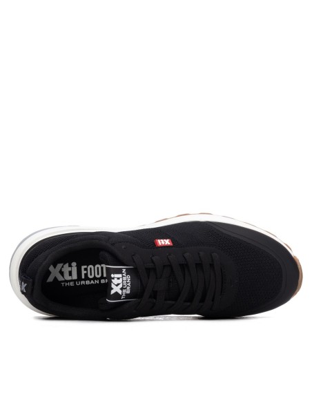 Zapatilla de hombre plano Xti 146730 Negro