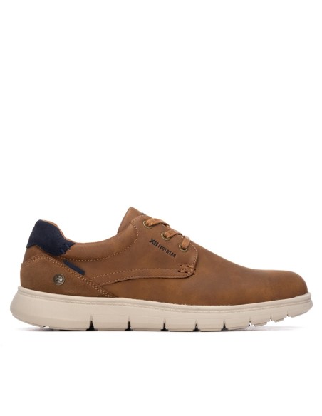 Zapato de hombre plano Xti 146723 Camel