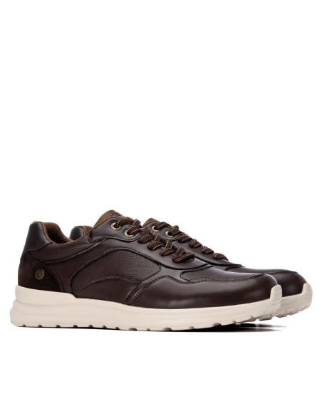 Zapatilla de hombre plano Xti 146718 Marrón