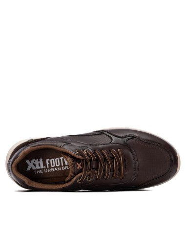 Zapatilla de hombre plano Xti 146718 Marrón