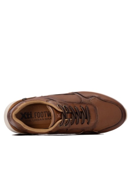 Zapatilla de hombre plano Xti 146718 Camel