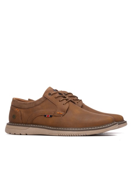 Zapato de hombre plano Xti 146725 Camel
