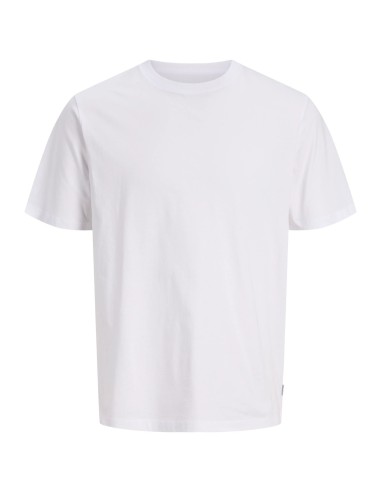 JJEORGANIC BASIC TEE SS O-NECK NOOS White SLIM