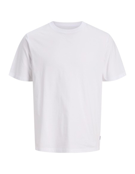 JJEORGANIC BASIC TEE SS O-NECK NOOS White SLIM