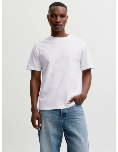 JJEORGANIC BASIC TEE SS O-NECK NOOS White SLIM