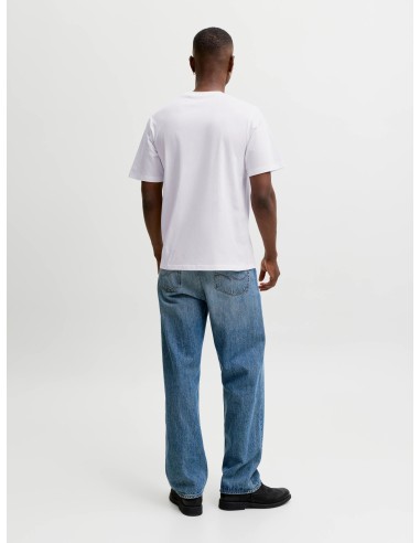 JJEORGANIC BASIC TEE SS O-NECK NOOS White SLIM