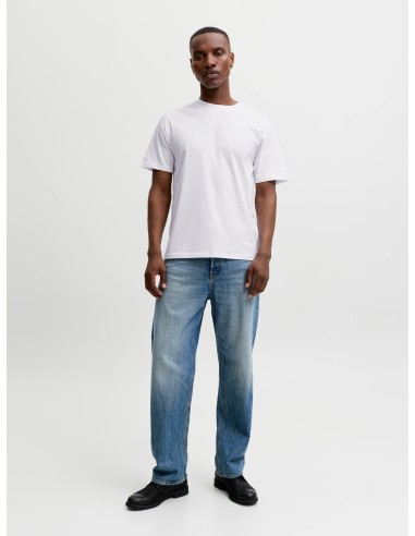 JJEORGANIC BASIC TEE SS O-NECK NOOS White SLIM